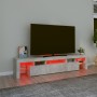 TV-Möbel mit betongrauen LED-Leuchten 200x36,5x40 cm von , TV-Möbel - Ref: Foro24-3152813, Preis: 128,15 €, Rabatt: %