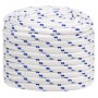 White polypropylene boat rope 20 mm 25 m by , Ropes and metal cords - Ref: Foro24-152314, Price: 42,91 €, Discount: %