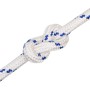 White polypropylene boat rope 20 mm 25 m by , Ropes and metal cords - Ref: Foro24-152314, Price: 42,91 €, Discount: %