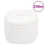 Intense white polypropylene boat rope 10 mm 250 m by , Ropes and metal cords - Ref: Foro24-152562, Price: 79,19 €, Discount: %