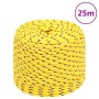 Yellow polypropylene boat rope 8 mm 25 m by , Ropes and metal cords - Ref: Foro24-152607, Price: 14,99 €, Discount: %