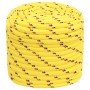 Yellow polypropylene boat rope 18 mm 50 m by , Ropes and metal cords - Ref: Foro24-152630, Price: 53,49 €, Discount: %