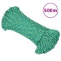 Green 4 mm 500 m polypropylene boat rope by , Ropes and metal cords - Ref: Foro24-152702, Price: 37,45 €, Discount: %