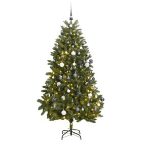 Artificial Christmas tree with hinges 300 LED and balls 270 cm by , Christmas trees - Ref: Foro24-3210167, Price: 211,99 €, D...