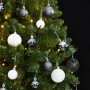 Árbol de Navidad artificial con bisagras 300 LED y bolas 270 cm de , Arboles de navidad - Ref: Foro24-3210167, Precio: 205,01...