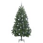 Árbol de Navidad artificial con bisagras 300 LED y bolas 270 cm de , Arboles de navidad - Ref: Foro24-3210167, Precio: 205,01...