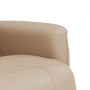 Cappuccino synthetic leather recliner with footrest by , Armchairs - Ref: Foro24-356508, Price: 206,99 €, Discount: %