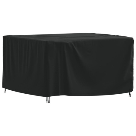 Cubierta para muebles de jardín Oxford 420D negro 125x125x74 cm de , Fundas para muebles de jardín - Ref: Foro24-359646, Prec...