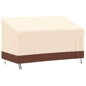 Oxford 600D beige 3-seater bench cover 159x84x56/81 cm by , Garden furniture covers - Ref: Foro24-359665, Price: 31,99 €, Dis...