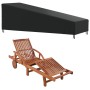 Oxford 420D sun lounger cover black 203x81x25/63 cm by , Garden furniture covers - Ref: Foro24-359671, Price: 29,49 €, Discou...