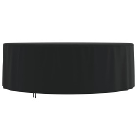 Cubierta muebles jardín redonda Oxford 420D negro Ø 244x71 cm de , Fundas para muebles de jardín - Ref: Foro24-359650, Precio...