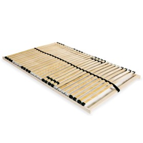 Slatted bed base with 28 slats 7 regions 140x200 cm by vidaXL, Beds and slatted bases - Ref: Foro24-246448, Price: 104,62 €, ...