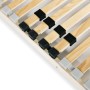 Slatted bed base with 28 slats 7 regions 140x200 cm by vidaXL, Beds and slatted bases - Ref: Foro24-246448, Price: 104,62 €, ...