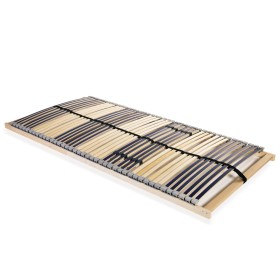 Slatted bed base with 42 slats 7 regions 120x200 cm by vidaXL, Beds and slatted bases - Ref: Foro24-246465, Price: 146,42 €, ...