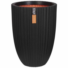 Capi Urban Tube Vase elegant low 46x58 cm black PKBLT783 by , Pots and planters - Ref: Foro24-420667, Price: 103,99 €, Discou...