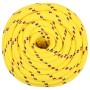 Yellow polypropylene boat rope 18 mm 100 m by , Ropes and metal cords - Ref: Foro24-152631, Price: 105,52 €, Discount: %