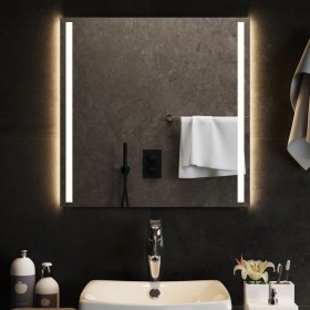 Espejo de baño con LED 60x60 cm de , Espejos - Ref: Foro24-151740, Precio: 55,28 €, Descuento: %