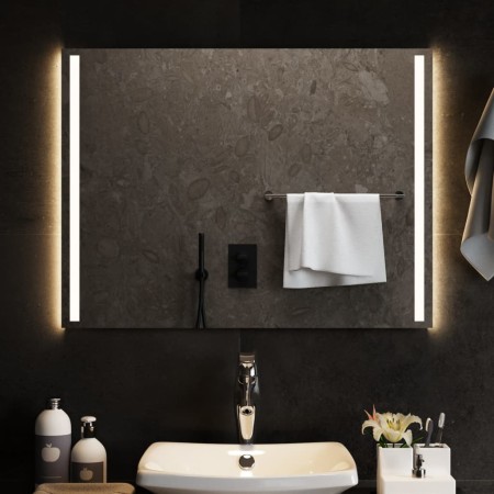 Espejo de baño con LED 80x60 cm de , Espejos - Ref: Foro24-151749, Precio: 65,84 €, Descuento: %