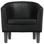 Sillón cuero sintético negro de , Sillones - Ref: Foro24-356485, Precio: 216,81 €, Descuento: %