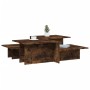 Coffee tables 2 units smoked oak plywood by , Coffee table - Ref: Foro24-3216158, Price: 75,60 €, Discount: %