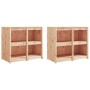 Muebles de cocina de exterior 3 piezas madera maciza de pino de , Armarios de cocina - Ref: Foro24-3196142, Precio: 540,59 €,...