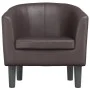 Brauner Kunstledersessel von , Sessel - Ref: Foro24-356487, Preis: 174,35 €, Rabatt: %