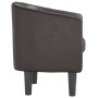 Brown synthetic leather armchair by , Armchairs - Ref: Foro24-356487, Price: 154,20 €, Discount: %