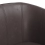 Brown synthetic leather armchair by , Armchairs - Ref: Foro24-356487, Price: 154,20 €, Discount: %