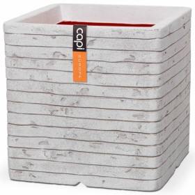 Capi Nature Row square pot 40x40 cm ivory PKRWI903 by , Pots and planters - Ref: Foro24-420616, Price: 71,99 €, Discount: %