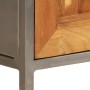 Recycled teak and steel bedside table 40x30x50 cm by vidaXL, Nightstands - Ref: Foro24-246278, Price: 87,99 €, Discount: %