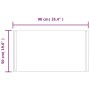 Badezimmerspiegel mit LED 50x90 cm von , Spiegel - Ref: Foro24-3154068, Preis: 63,02 €, Rabatt: %