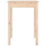 Mesa de comedor madera maciza de pino 55x55x75 cm de , Mesas de cocina y de comedor - Ref: Foro24-814254, Precio: 61,52 €, De...