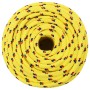 Yellow polypropylene boat rope 14 mm 100 m by , Ropes and metal cords - Ref: Foro24-152623, Price: 72,75 €, Discount: %