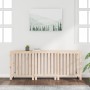 Solid pine wood radiator cover 210x21x85 cm by , Accessories for heating radiators - Ref: Foro24-822586, Price: 103,52 €, Dis...