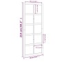 Puerta de granero madera maciza pino negro 90x1,8x214 cm de , Puertas - Ref: Foro24-824637, Precio: 154,41 €, Descuento: %