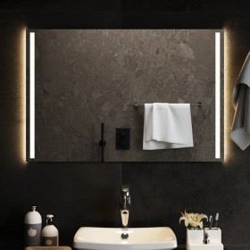 Espejo de baño con LED 90x60 cm de , Espejos - Ref: Foro24-151752, Precio: 69,99 €, Descuento: %