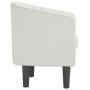 Sillón cuero sintético blanco de , Sillones - Ref: Foro24-356488, Precio: 148,62 €, Descuento: %