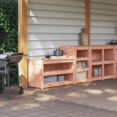 Outdoor kitchen furniture 2 pieces solid Douglas fir wood by , Kitchen cabinets - Ref: Foro24-3196133, Price: 242,56 €, Disco...