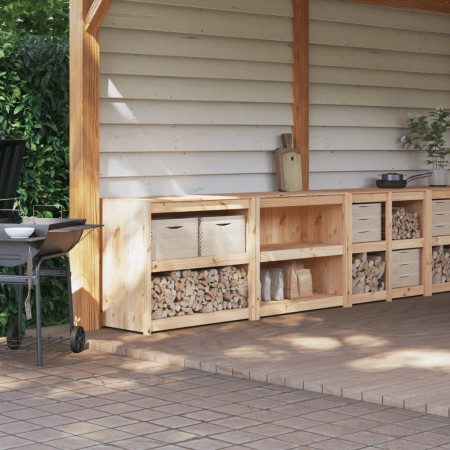 Outdoor kitchen furniture 2 pieces solid pine wood by , Kitchen cabinets - Ref: Foro24-3196146, Price: 339,48 €, Discount: %