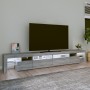 TV stand with Sonoma gray LED lights 260x36.5x40 cm by , TV Furniture - Ref: Foro24-3152824, Price: 189,86 €, Discount: %