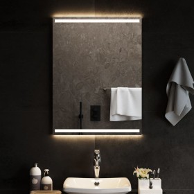 Espejo de baño con LED 60x80 cm de , Espejos - Ref: Foro24-3154066, Precio: 65,84 €, Descuento: %