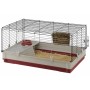 Ferplast Rabbit cage Krolik 100 100x60x50cm burgundy 57070570 by , Cages and habitats for small animals - Ref: Foro24-419430,...