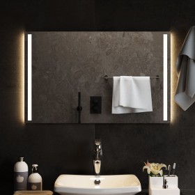 Espejo de baño con LED 80x50 cm de , Espejos - Ref: Foro24-151748, Precio: 59,23 €, Descuento: %