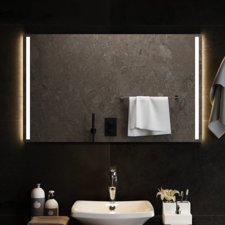 Espejo de baño con LED 100x60 cm de , Espejos - Ref: Foro24-151755, Precio: 79,16 €, Descuento: %