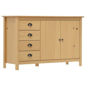 vidaxL Aparador Hill madera maciza pino marrón miel 130x40x80 cm de , Aparadores - Ref: Foro24-288931, Precio: 176,70 €, Desc...