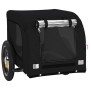 Haustier-Fahrradanhänger, Eisen-Oxford-Stoff, Schwarz von , Kinderwagen für Haustiere - Ref: Foro24-93996, Preis: 119,10 €, R...