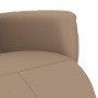 Sillón reclinable con reposapiés cuero sintético capuchino de , Sillones - Ref: Foro24-356588, Precio: 209,99 €, Descuento: %