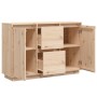 Aparador de madera maciza de pino 110x34x75 cm de , Aparadores - Ref: Foro24-840150, Precio: 142,09 €, Descuento: %