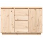 Aparador de madera maciza de pino 110x34x75 cm de , Aparadores - Ref: Foro24-840150, Precio: 142,09 €, Descuento: %