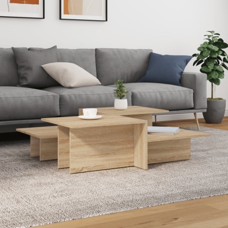 Couchtische 2 Stück Sperrholz Sonoma Eiche von , Couchtisch - Ref: Foro24-3216152, Preis: 66,99 €, Rabatt: %